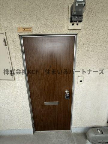 コーポ鹿田の玄関|シンプルで使いやすい玄関です