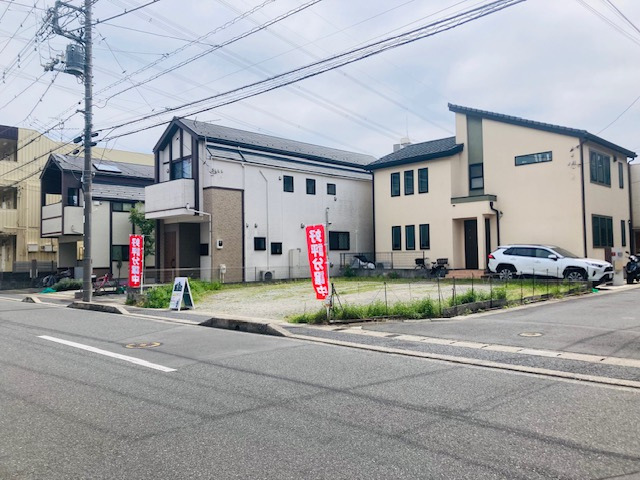 浦安市堀江６丁目　新築戸建ての外観|2024年4月撮影