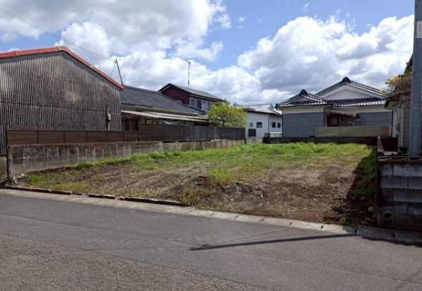 都城市上長飯町の売地の外観