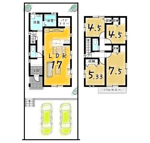 松尾上ノ山町3区画【1号地】
