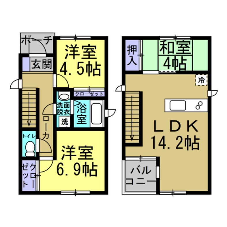 港町KODATEXIの間取り