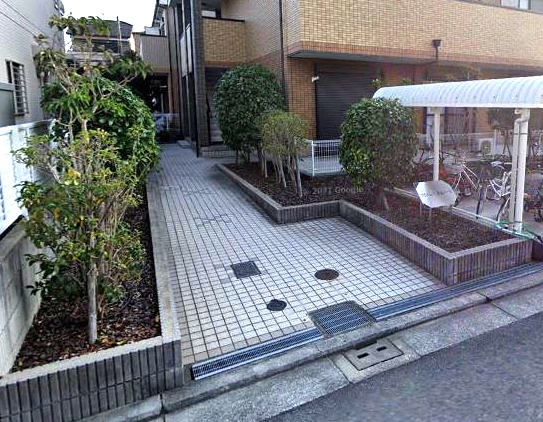 フジパレス初芝ノースのエントランス