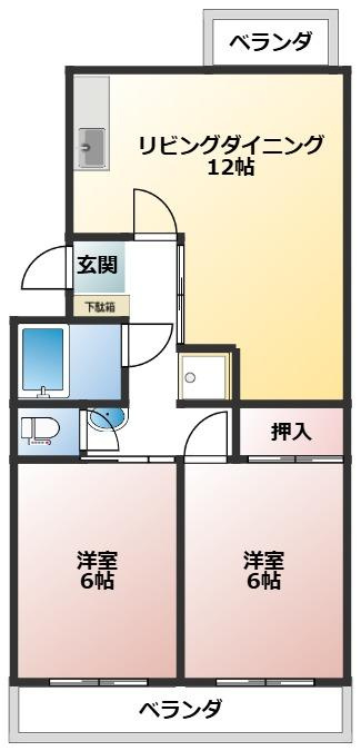 ブラウニーの間取り|内装リフォームしました