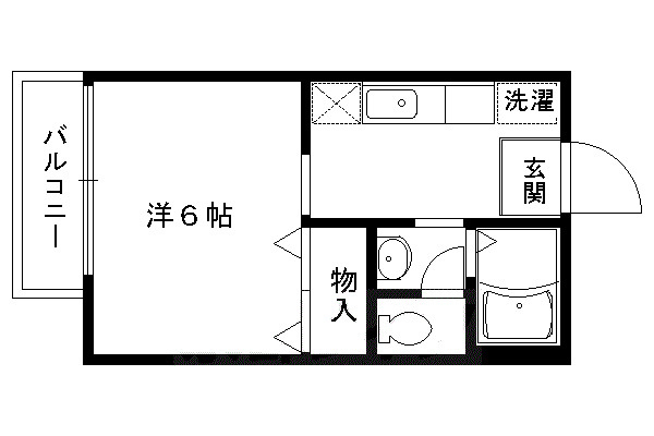 メイツサカソの間取り|【セパレートタイプのお部屋も有ります】