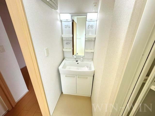 プラシード森岡の独立洗面台