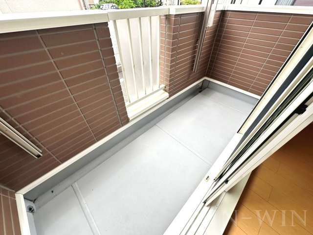プラシード森岡のバルコニー
