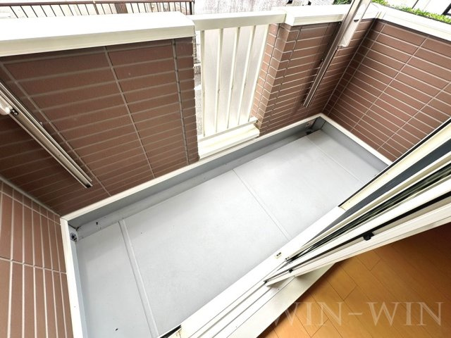 プラシード森岡のバルコニー