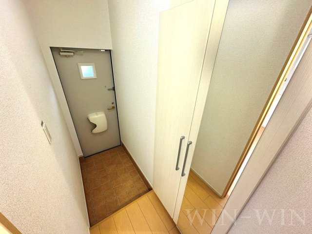 プラシード森岡の玄関