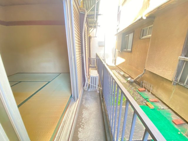 コーポさつきのバルコニー