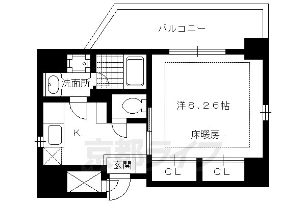 シェリオンの間取り|別タイプの間取りです。