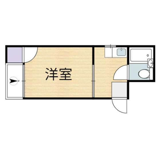 【間取り】 | パルム渡辺通り | 現況優先。