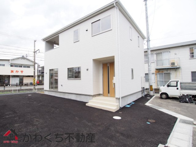 【外観】 | Cradle garden　笹谷第７　１号棟 | 福島交通飯坂線【桜水】駅まで徒歩5分！笹谷小学校、信陵中学校エリアです◎