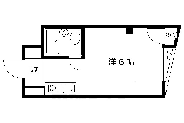パルハイツウエダの間取り|【代表的な間取りです】