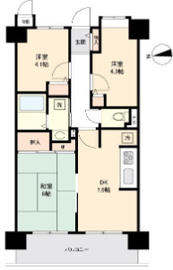 【間取り】 | ユニハイム伏見大手筋