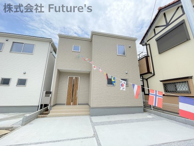 八潮市西袋　新築戸建　全5棟　5号棟の外観|◆2024年6月築の新築分譲住宅◆