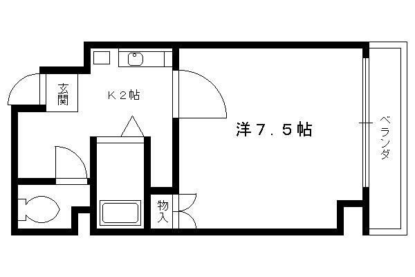 サンパティック壹番館の間取り|【代表的な間取りです】