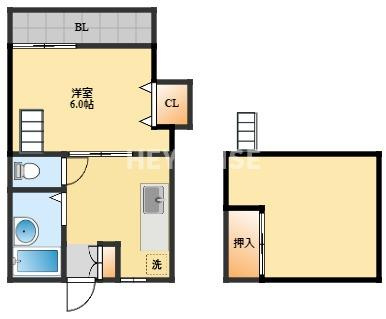 ブルーハイツ辻町の間取り