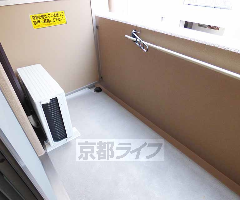 マ・アビタションのバルコニー