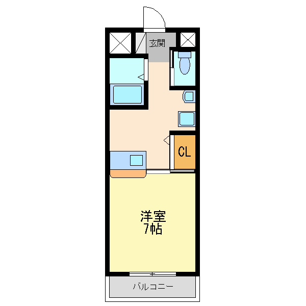 エナブル塚本の間取り