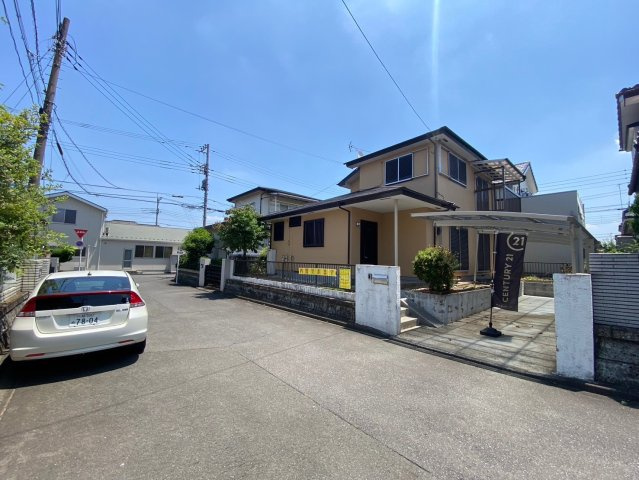 鶴ヶ島市藤金　建築条件なし売地　東武東上線『若葉駅』徒歩20分　【第一小学区】の前面道路含む現地写真