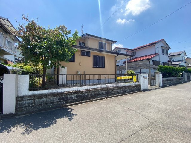 鶴ヶ島市藤金　建築条件なし売地　東武東上線『若葉駅』徒歩20分　【第一小学区】の前面道路含む現地写真