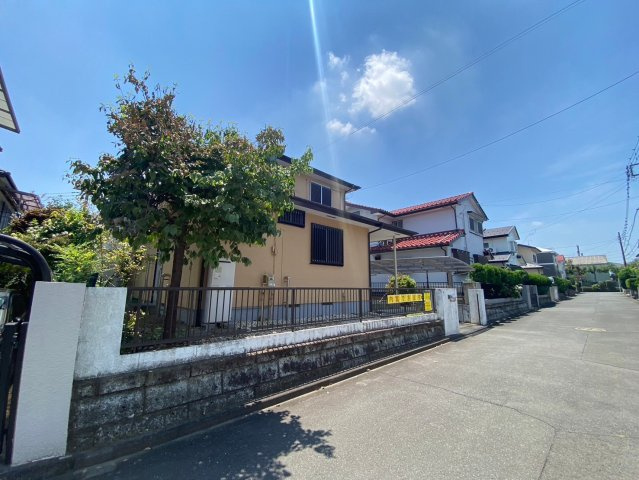 鶴ヶ島市藤金　建築条件なし売地　東武東上線『若葉駅』徒歩20分　【第一小学区】の前面道路含む現地写真