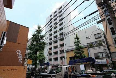 【外観】 | クレール中野 | 鉄筋鉄骨コンクリート構造のがっちりとした造り。