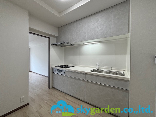 平塚パークサイドダイヤモンドマンションのキッチン|きれいなキッチンです