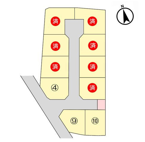 【区画図】 | 高知市朝倉／残り3区画