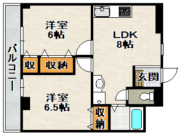 ファミール宝塚の間取り