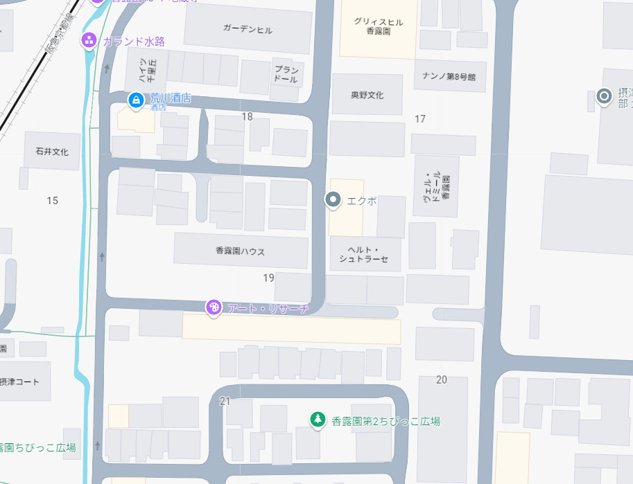 ヘルト・シュトラーセの地図