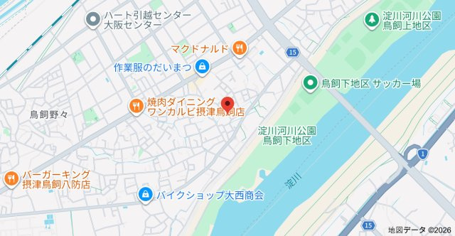 ソフィアコート鳥飼A棟の地図