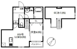 【間取り】 | ポラリス幸
