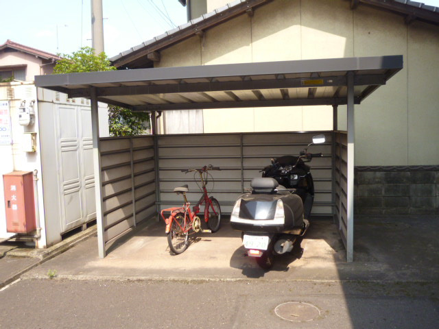 倉敷市南畝３丁目のアパートのその他共用部分|駐輪場