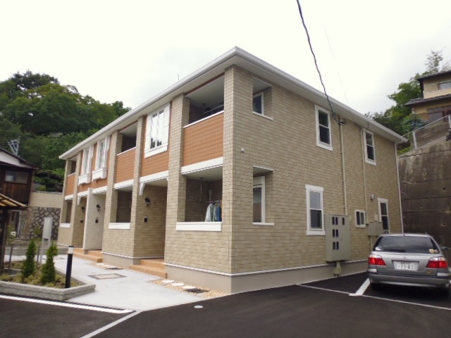 倉敷市児島下の町１丁目のアパートの外観