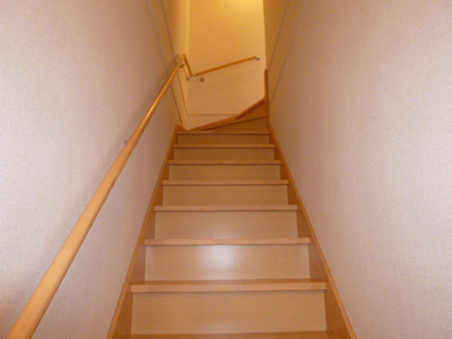 倉敷市児島下の町１丁目のアパートの玄関
