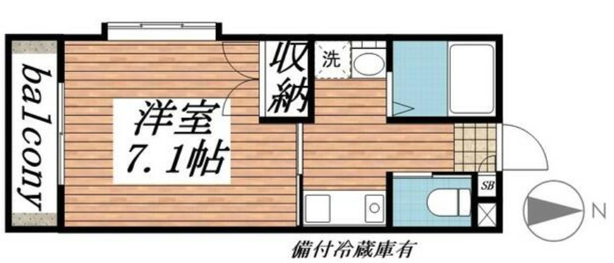 キチーム津田沼　ＡＮＮＥＸの間取り