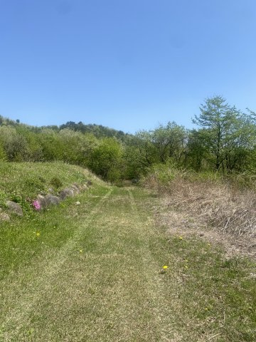二本松市休石原　土地の前面道路含む現地写真