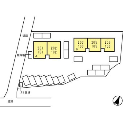 【区画図】 | セジュール誉 B棟