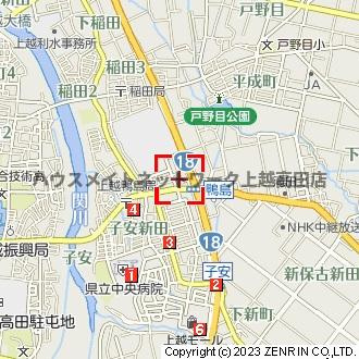 キャトル・セゾンの地図|位置図