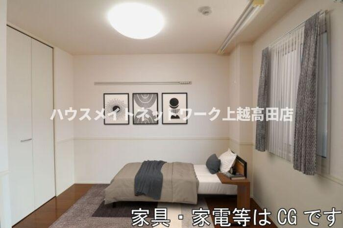 グランディール石橋の内装|洋室3.5帖（ＣＧイメージ）