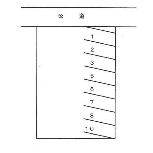 岐阜市日野南７丁目の駐車場の間取り