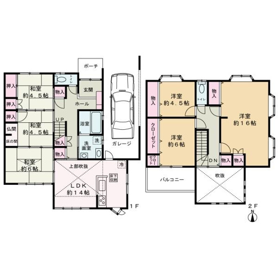 【間取り】 | 広畑区蒲田N-HOUSE