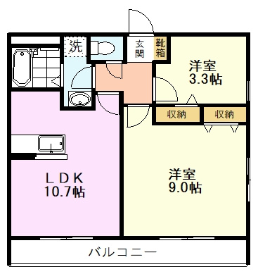 【間取り】 | リブリ・あずま | 間取り