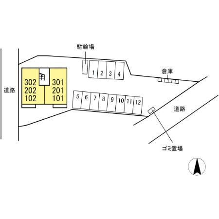 ル　スリールの区画図