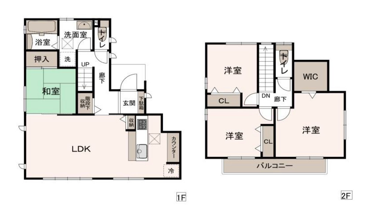 【中古戸建】高崎市大八木町の間取り|■間取り図｜敷地面積：136.39（約41.25坪）　建物面積：100.4（約30.37坪）