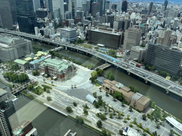 北浜ミッドタワーの展望