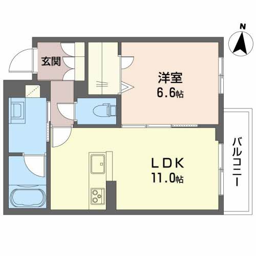 ヴィアソーレYの間取り