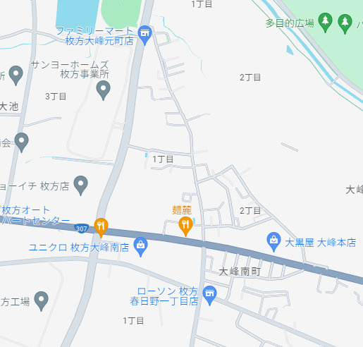 29日(土)30日(日)現地ご見学可能！　枚方市大峰元町　限定1邸の地図