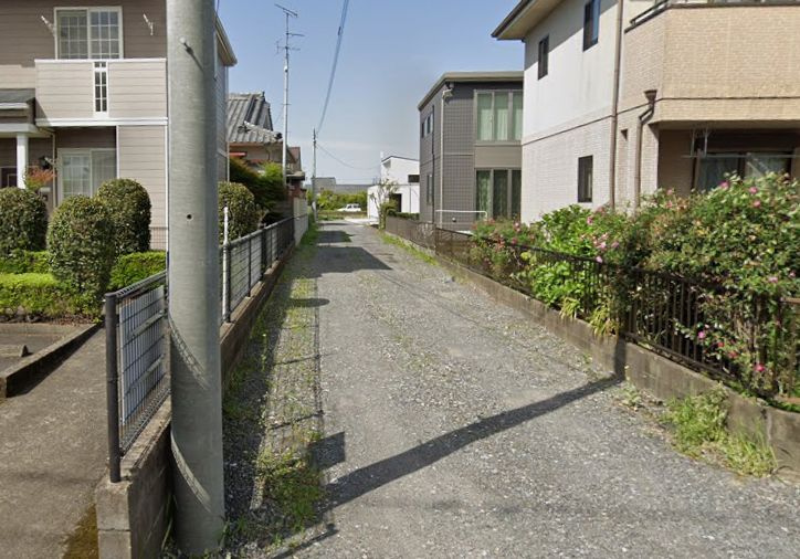 都城市蓑原町の売地の外観